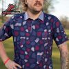 Happy Gilmore Pro Material RSVLTS All-Day Polo Shirt Funny Golf Movie Inspired Polo
