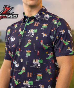 Happy Gilmore Youre Gonna Die Clown RSVLTS All-Day Polo Shirt Funny Golf Movie Inspired Polo