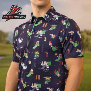Happy Gilmore Youre Gonna Die Clown RSVLTS All-Day Polo Shirt Funny Golf Movie Inspired Polo
