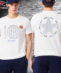 Inter Milan Coppa Italia 25-26 Winners Tee Rome May 13th Two Sided Unisex T-Shirt