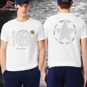 Inter Milan Coppa Italia 25-26 Winners Tee Rome May 13th Two Sided Unisex T-Shirt