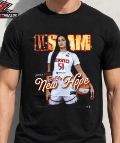 Lauren Betts Washington Mystics On The WSlam 262 Cover Tee D.C’s New Hope Unisex T-Shirt