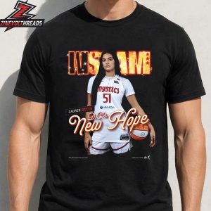 Lauren Betts Washington Mystics On The WSlam 262 Cover Tee D.C’s New Hope Unisex T-Shirt