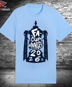 Manchester City FA Cup 2025-26 Winners Tee Merchandise Limited Unisex T-Shirt