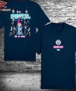 Manchester City Women’s Super League Champions 2025-26 Navy Tee Merchandise Limited Two Sided Unisex T-Shirt