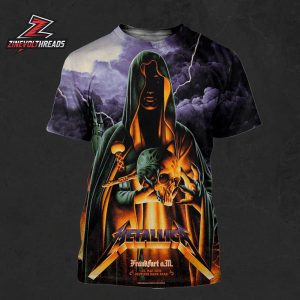 Metallica 2026 World Tour M72 Frankfurt Night 1 Artwork Venue Poster At Deutsche Dank Park On 22nd May All Over Print Shirt