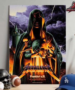 Metallica 2026 World Tour M72 Frankfurt Night 1 Artwork Venue Poster At Deutsche Dank Park On 22nd May Home Decor Poster Canvas