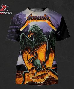 Metallica 2026 World Tour M72 Frankfurt Night 2 Artwork Venue Poster At Deutsche Dank Park On 22nd May All Over Print Shirt