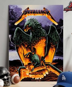 Metallica 2026 World Tour M72 Frankfurt Night 2 Artwork Venue Poster At Deutsche Dank Park On 24nd May Home Decor Poster Canvas