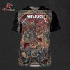 Metallica M72 2026 World Tour Venue Poster By Revolverd Art Pop Up Store At Olympic Stadium Athens Greece On May 9th 2026 All Over Print Shirt