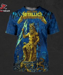 Metallica M72 2026 World Tour Venue Poster By Revolverd Art Pop Up Store At Olympic Stadium Athens Greece On May 9th 2026 All Over Print Shirt