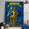 Metallica M72 2026 World Tour Venue Poster Art By Juan Ma Orozco Pop Up Store At Olympic Stadium Athens Greece On May 9th 2026 Home Decor Poster Canvas