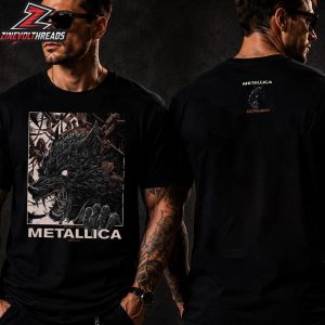 Metallica M72 Berlin Artwork Venue Poster Pop Up Merch Store At Olympiastadion Germany On May 30th 2026 Two Sided Unisex T-Shirt