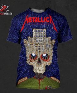 Metallica M72 Bucharest 2026 Venue Poster Pop Up Merch Store At Arena Nationala Romania On May 13th 2026 All Over Print Shirt