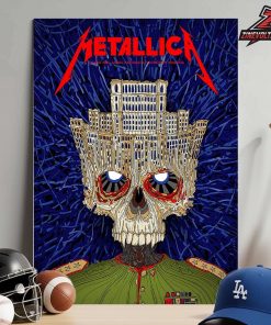 Metallica M72 Bucharest 2026 Venue Poster Pop Up Merch Store At Arena Nationala Romania On May 13th 2026 Home Decor Poster Canvas