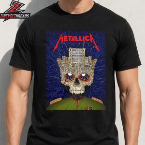 Metallica M72 Bucharest 2026 Venue Poster Pop Up Merch Store At Arena Nationala Romania On May 13th 2026 Unisex T-Shirt