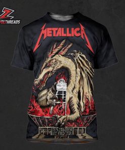 Metallica M72 Chorzow 2026 Venue Poster By Karol Banach Pop Up Merch Store At Stadion Slaski Poland On May 19th 2026 All Over Print Shirt