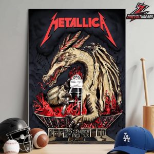 Metallica M72 Chorzow 2026 Venue Poster By Karol Banach Pop Up Merch Store At Stadion Slaski Poland On May 19th 2026 Home Decor Poster Canvas