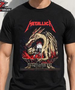 Metallica M72 Chorzow 2026 Venue Poster By Karol Banach Pop Up Merch Store At Stadion Slaski Poland On May 19th 2026 Unisex T-Shirt