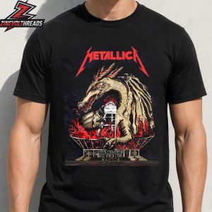 Metallica M72 Chorzow 2026 Venue Poster By Karol Banach Pop Up Merch Store At Stadion Slaski Poland On May 19th 2026 Unisex T-Shirt