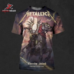 Metallica M72 Chorzow 2026 Venue Poster Pop Up Merch Store At Stadion Slaski Poland On May 19th 2026 All Over Print Shirt
