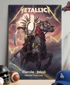 Metallica M72 Chorzow 2026 Venue Poster Pop Up Merch Store At Stadion Slaski Poland On May 19th 2026 Home Decor Poster Canvas