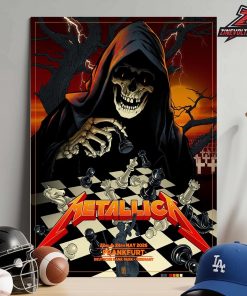 Metallica M72 Frankfurt Exclusive Limited Edition Frankfurt Pop Up Art At Deutsche Bank Park Germany On May 22nd And 24th 2026 Home Decor Poster Canvas