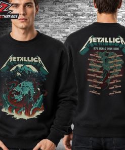 Metallica M72 World Tour 2026 Pop Up Merch Artwork Tee By Danny Graham Two Sided Unisex T-Shirt