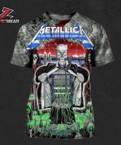 Metallica M72 Zurich Artwork Venue Poster By Luca Schenardi Pop Up Merch Store At Stadion Letzigrund Switzerland On May 27th 2026 All Over Print Shirt