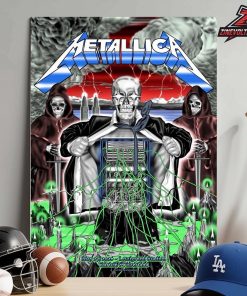 Metallica M72 Zurich Artwork Venue Poster By Luca Schenardi Pop Up Merch Store At Stadion Letzigrund Switzerland On May 27th 2026 Home Decor Poster Canvas