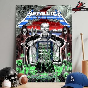 Metallica M72 Zurich Artwork Venue Poster By Luca Schenardi Pop Up Merch Store At Stadion Letzigrund Switzerland On May 27th 2026 Home Decor Poster Canvas