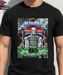 Metallica M72 Zurich Artwork Venue Poster By Luca Schenardi Pop Up Merch Store At Stadion Letzigrund Switzerland On May 27th 2026 Unisex T-Shirt