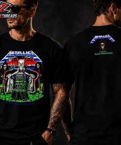Metallica M72 Zurich Artwork Venue Tee Art By Luca Schenardi Pop Up Merch Store At Stadion Letzigrund Switzerland On May 27th 2026 Two Sided Unisex T-Shirt