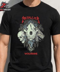 Metallica x Wolverine Boosts Limited Edition Graphic Tee Features A Wolverine Skull Adorned Unisex T-Shirt