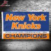 New York Knicks 2026 NBA Eastern Conference Champions Double-Sided Garden House Flag New York Knicks 2026 NBA Eastern Conference Champions Double-Sided Garden House Flag