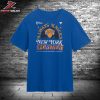 New York Knicks Stacked Block Tee 2026 NBA Eastern Conference Champions Unisex T-Shirt