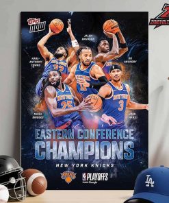 New York Knicks Are The Eastern Conference Champions NBA Season 2025-2026 Home Decor Poster Canvas