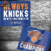 New York Knicks 2026 NBA Eastern Conference Champions Double-Sided Deluxe Garden House Flag New York Knicks 2026 NBA Eastern Conference Champions Double-Sided Deluxe Garden House Flag