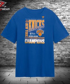 New York Knicks Stacked Block Tee 2026 NBA Eastern Conference Champions Unisex T-Shirt