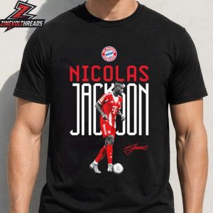 Nicolas Jackson Bayern Munich Farewell Goretzka Tee Merch Unisex T-Shirt