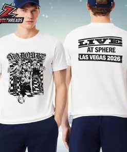 No Doubt 2026 At Sphere Las Vegas B&W CheckerboardTee At Pop Up Store On May 6th, 8th And 9th Two Sided Unisex T-Shirt