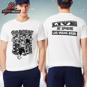 No Doubt 2026 At Sphere Las Vegas B&W CheckerboardTee At Pop Up Store On May 6th, 8th And 9th Two Sided Unisex T-Shirt