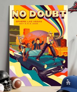 No Doubt Live At The Sphere Concert Night 1 Poster At The Pop Up Merch On May 6th, 8th And 9th 2026 Home Decor Poster Canvas