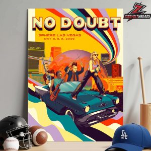 No Doubt Live At The Sphere Concert Night 1 Poster At The Pop Up Merch On May 6th, 8th And 9th 2026 Home Decor Poster Canvas