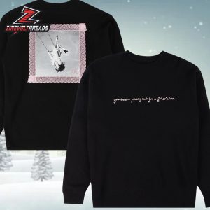 Olivia Rodrigo Lace Album Cover Merchandise Crewneck Two Sided Unisex T-Shirt