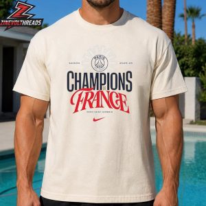 Paris Saint-Germain Nike Ligue 1 Winners Tee Champions France Unisex T-Shirt