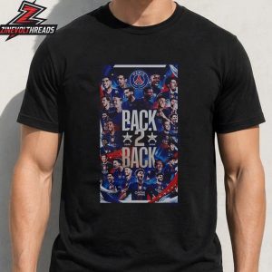 Paris Saint-Germain PSG Back 2 Back Champions 2026 UEFA Champions League Unisex T-Shirt