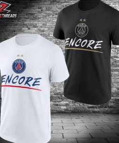 Paris Saint-Germain PSG Eiffel Star Encore Graphic 2026 UCL Champions Unisex T-Shirt