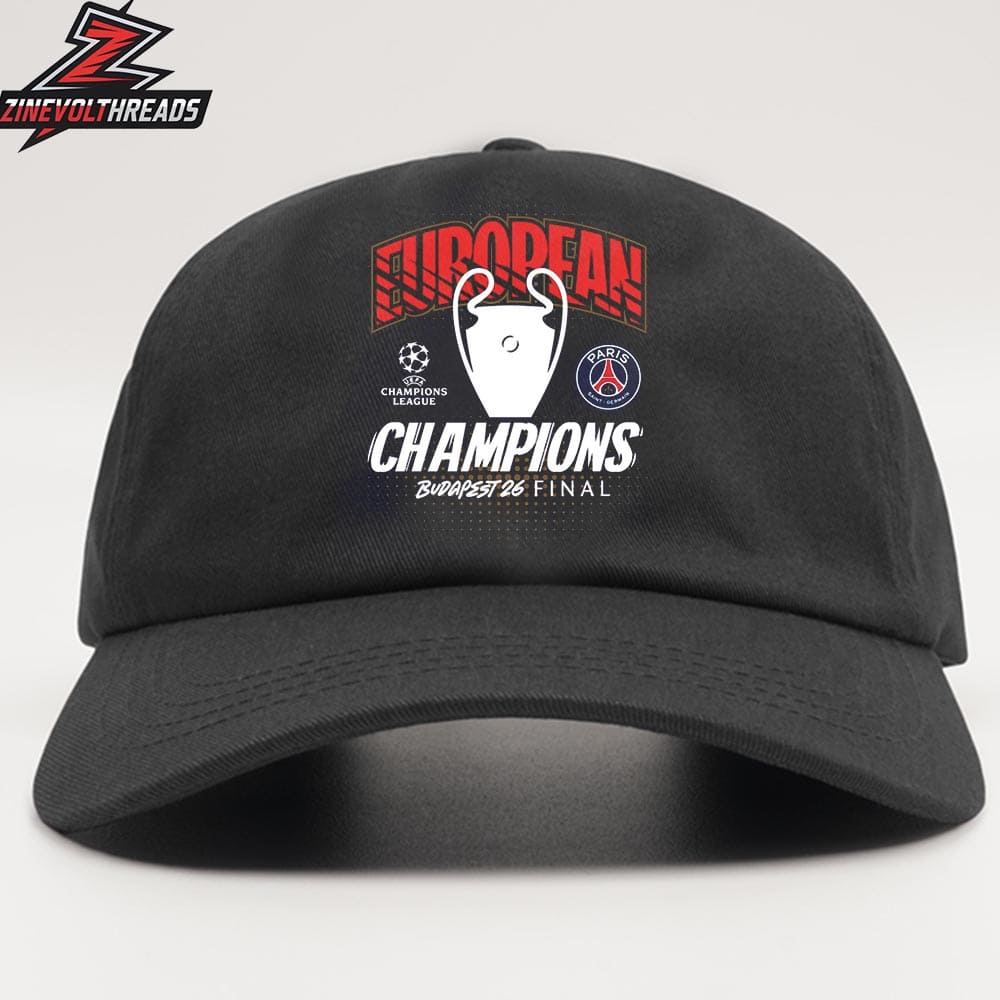 Paris Saint-Germain PSG European Champions 2026 UEFA Champions League Snapback Classic Hat Cap Paris Saint-Germain PSG European Champions 2026 UEFA Champions League Snapback Classic Hat Cap