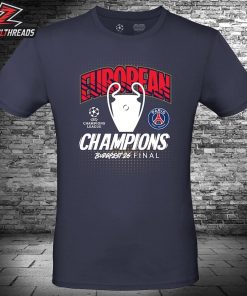 Paris Saint-Germain PSG European Champions 2026 UEFA Champions League Unisex T-Shirt